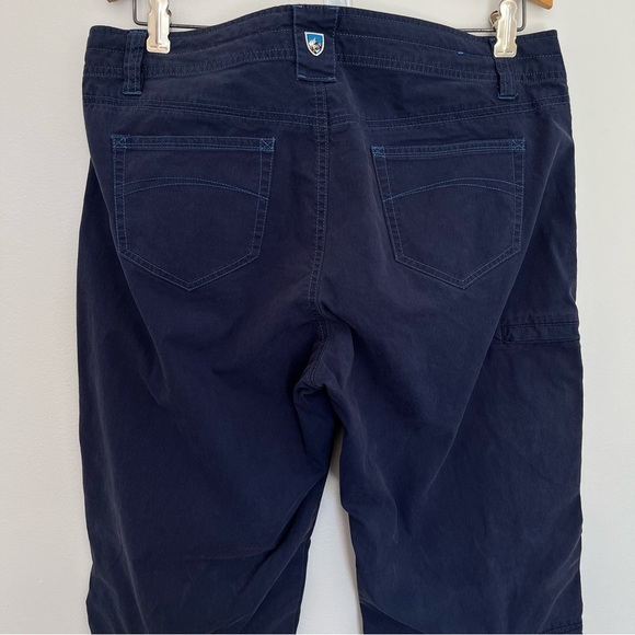 Kuhl Womens Splash Metro Pants Size 12 Roll Up Convertible Navy Hiking - Picture 7 of 14